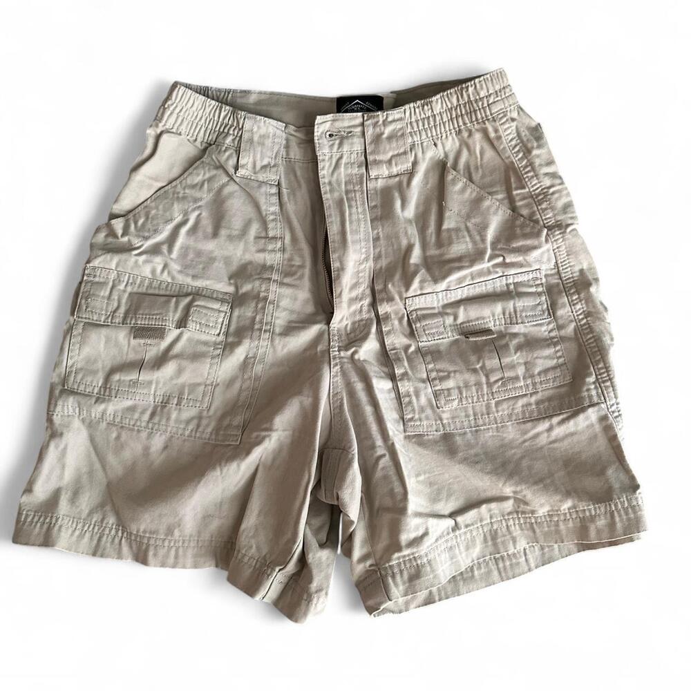 St. John's Bay Khaki Cargo Shorts
